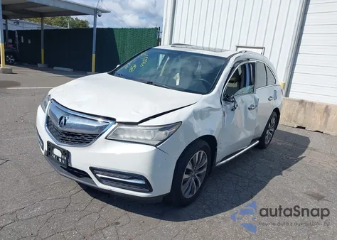 2014 Acura Mdx Technology Pkg W/Entertainment Pkg из США, поврежденный, VIN 5FRYD4H65EB002826
